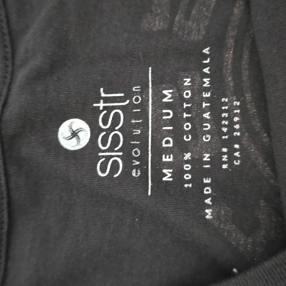 NWT SISSTR EVOLUTION HULA HULA LONG SLEEVE CHARCOAL - Picture 7 of 8